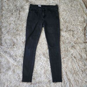 GAP Legging Jean Skinny Jeans Black‎ Women's Size 29 Long